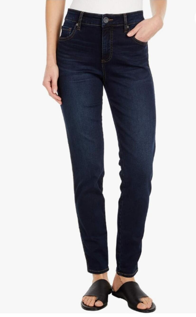 KUT FROM THE KLOTH Diana Skinny Jeans Blue Size 0 High-Rise Fab Ab NWT